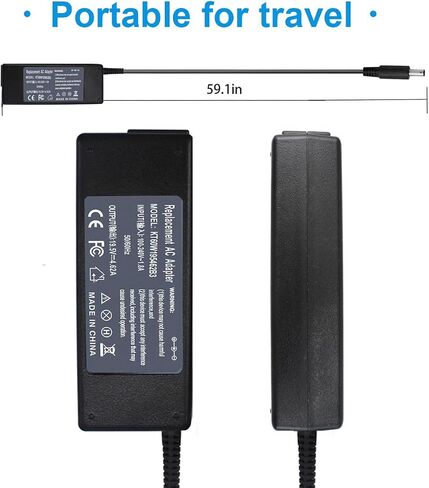 90W AC Adapter for Dell Optiplex Micro 9020 7050 7040 7080 7060 7070 5050 5070 5090 5080 5060 3080 3050 3040 3020 3070 3090 3046 MFF Business Desktop Computer PC Micro Power Supply Charger. in Kuwait
