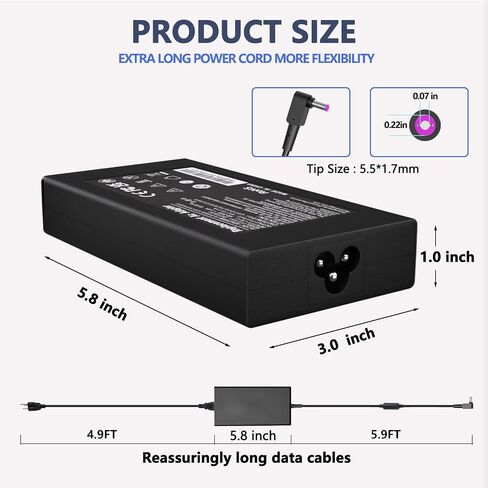 19V 7.1A 135W for Acer Laptop Charger Nitro 5 7 Aspire Gaming Laptop in Saudi Arabia