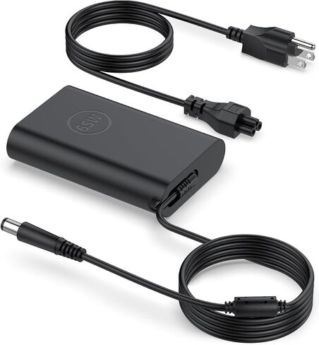 Charger for Dell Inspiron 15 Charger-65W Dell Inspiron 15 16 14 13 3000 5000 7000 Series, Dell Latitude 13 3301 3390 14 3400 3410 3420 3490 15 3500 3510, 4.5MM AC Adapter +7.4*5mm Cord Extension Cable in Kuwait