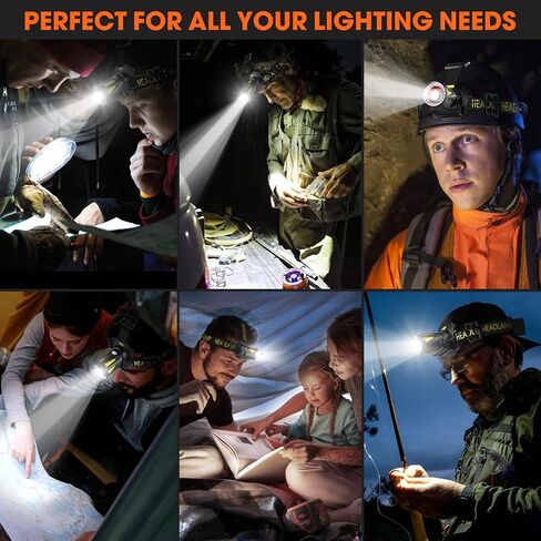 Long Throw Rechargeable Headlamp, Head Lamp, Head Light in Kuwait