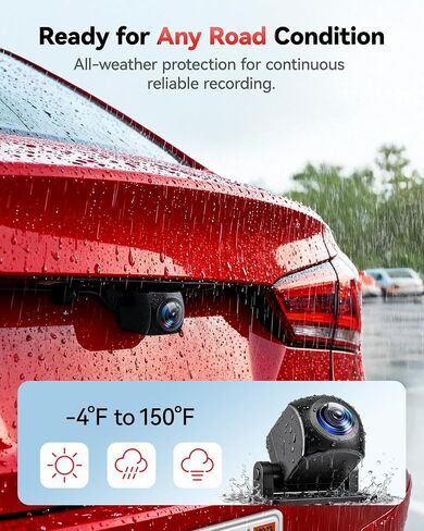 REDTIGER F7N-N Dash Cam & Acc Hardwire Kit, 5.8GHz WiFi6-Swift 20 MB/s in Saudi Arabia