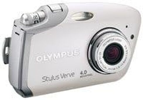 OM SYSTEM OLYMPUS Stylus Verve 4MP Digital Camera with 2x Optical Zoom (White) in Kuwait