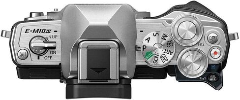 OM SYSTEM Olympus OM-D E-M10 Mark III Camera Body (Silver), Wi-Fi Enabled, 4K Video in Kuwait