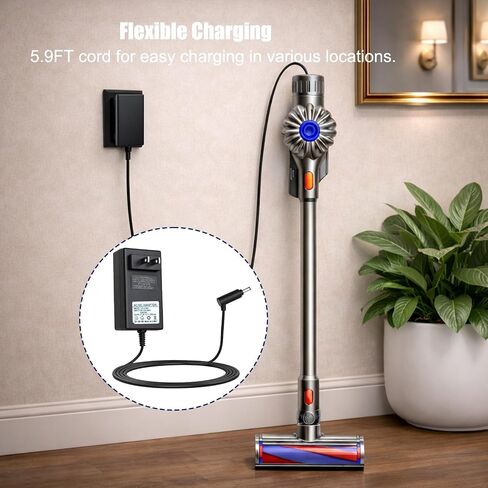 26.1V Charger Replacement for Dyson V6 V7 V8 Car+Boat Cordless Vacuum in Saudi Arabia