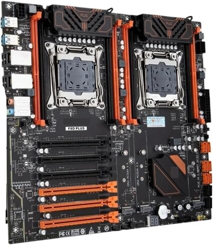 X99 F8D 2011-3 Motherboard with E5 2680 V4 *2 Combo kit Set Support DDR4 RECC Non-ECC RU in Saudi Arabia