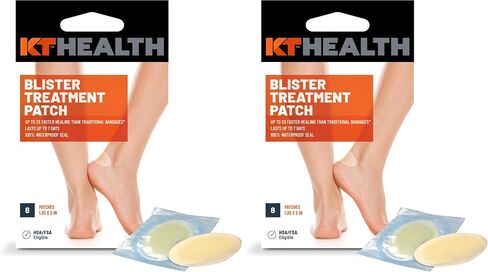 KT Health, Blister Treatment, 8 Count, Beige, Waterproof Hydrocolloid Bandage in Saudi Arabia