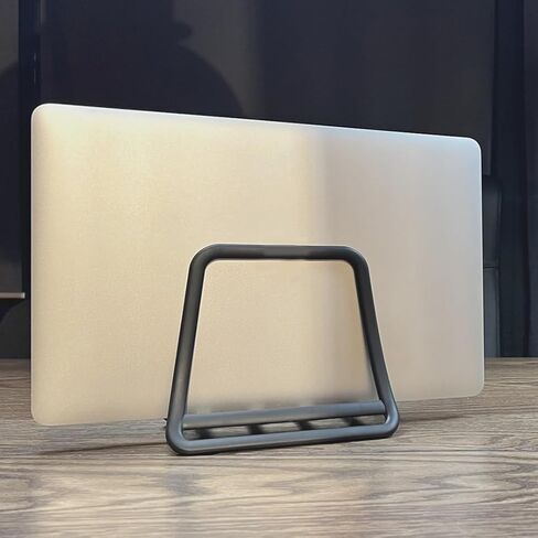 Vertical Laptop Stand for Notebook & Tablet - Desk Ready, Compact in Saudi Arabia