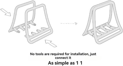 Vertical Laptop Stand for Notebook & Tablet - Desk Ready, Compact in Saudi Arabia