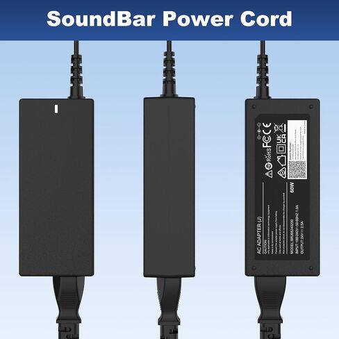 Syfrufo 24V 60W Power Adapter for Samsung Soundbar HW-F350 HW-K450 in Kuwait