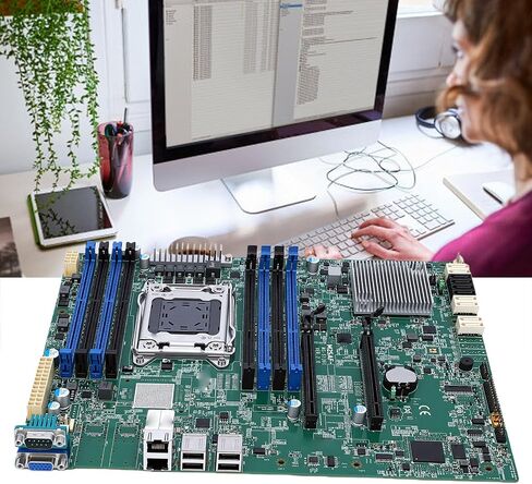 Server Motherboard, LGA 2011 with DDR3 8 Slots 128GB, III, PCIe 3.0 x16, for E5-2600 V2 in Saudi Arabia