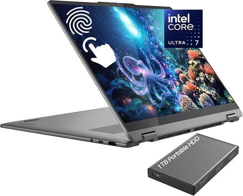 Lenovo Yoga 7i 2-in-1 Laptop, 16" 2K Touchscreen Display, Core Ultra 7 155U in Saudi Arabia