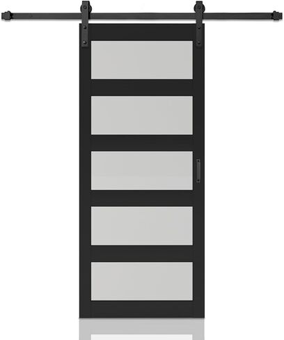 48 in. x 84 in. Interior Sliding Barn Door with Hardware Kit in Saudi Arabia