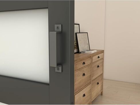 48 in. x 84 in. Interior Sliding Barn Door with Hardware Kit in Saudi Arabia