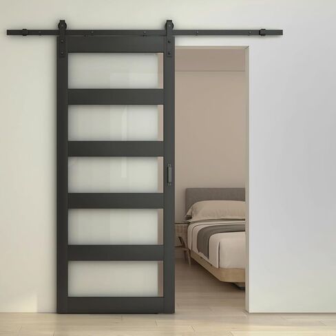 48 in. x 84 in. Interior Sliding Barn Door with Hardware Kit in Saudi Arabia
