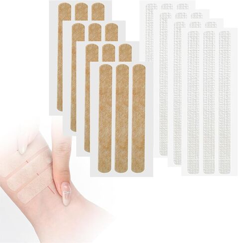 Wound Closure Strips 24 Steri Skin Closures Strip Breathable Sutures Bandage Stitch-Free Wound Repair, 12x100mm in Saudi Arabia
