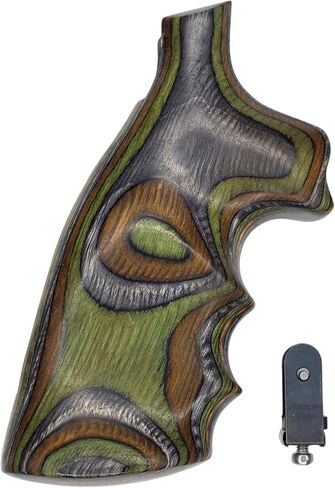 Hogue Smooth Wood Revolver Grip for Taurus Medium & Large Square Butt Frame in Saudi Arabia