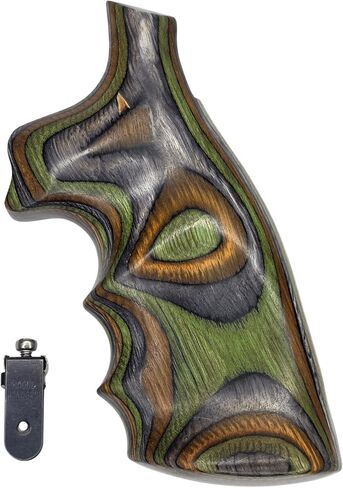 Hogue Smooth Wood Revolver Grip for Taurus Medium & Large Square Butt Frame in Saudi Arabia