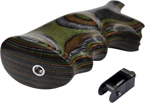 Hogue Smooth Wood Revolver Grip for Taurus Medium & Large Square Butt Frame in Saudi Arabia
