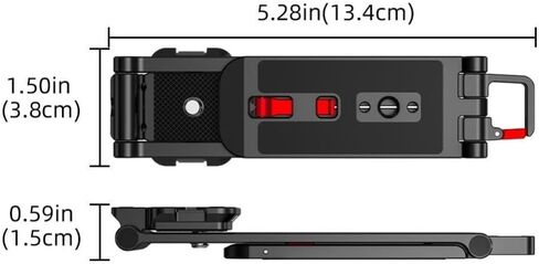 Magnetic Swivel Tripod for Insta360 Luna 1/4 Screw Hook in Kuwait