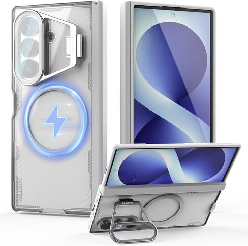 Nillkin MagSafe Case for Samsung Galaxy Z Fold 8 Ultra, Clear Gray in Saudi Arabia