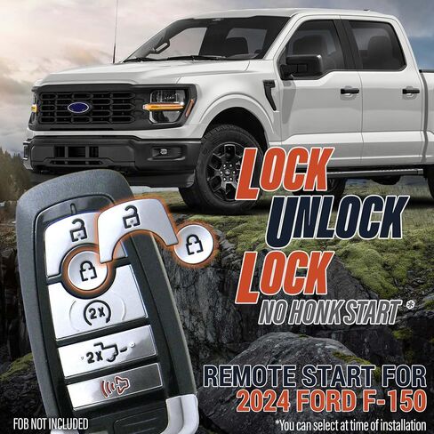 NEW! Plug in Remote Start for 2024+ F-150 Trucks - No Tools req'd! - Available Phone App Control! (KR-RS-F150R) in Kuwait