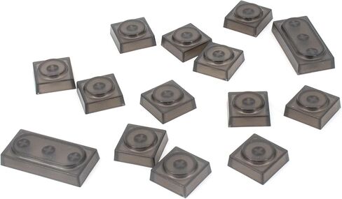 DIY Transparent Low Profile Keycaps Compatible with Mx Switches (Transparent Black) in Saudi Arabia