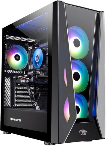 iBUYPOWER Pro Gaming PC Computer Desktop Trace 5 MR 178i (Intel i7-11700F 2.5GHz, NVIDIA GeForce RTX 2060 6GB, 16GB DDR4 RAM, 480GB SSD, 1TB HDD, WiFi Ready, Windows 11 Home) in Saudi Arabia