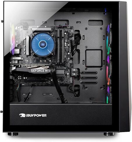 iBUYPOWER Pro Gaming PC Computer Desktop Trace 5 MR 178i (Intel i7-11700F 2.5GHz, NVIDIA GeForce RTX 2060 6GB, 16GB DDR4 RAM, 480GB SSD, 1TB HDD, WiFi Ready, Windows 11 Home) in Saudi Arabia
