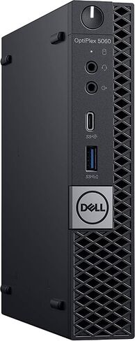 Dell OptiPlex 5060 Micro Intel Core i5-8500T 2.1GHz, 16GB RAM, 256GB SSD, Windows 11 Pro 64bit 24" LCD (Renewed) in Kuwait