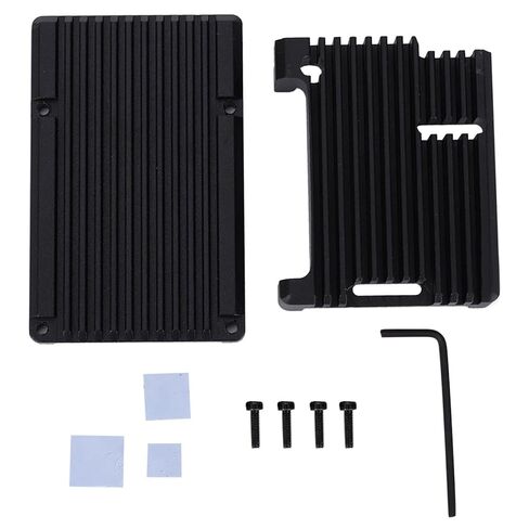 Fafeicy Aluminium Alloy Motherboard Case Black Passive Cooling Enclosure in Kuwait