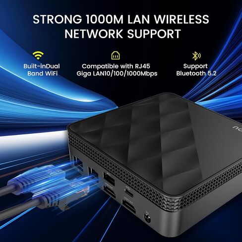 Mini PC Intel N100(Up to 3.4GHz) Mini Computers 16GB RAM 1TB M.2 SSD in Saudi Arabia