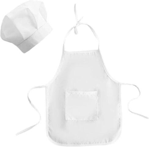 2Pcs/Set Baby Chef Outfit, Cute Soft Toddler Chef Hat and Apron for Photoshoots and Dress-Up of 3-12 Months Kids Male &1 in Saudi Arabia