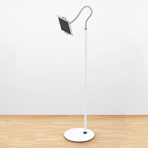 Tablet Stand, 360 Degree Rotating Long Arm Floor Tablet Stand Compatible 9-20cm(Black,High 120cm) in Saudi Arabia