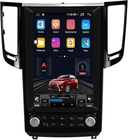 Android 14 Radio Stereo Upgrade for Infiniti Fx30 Fx35 Fx37 Fx50 2009-2013 Qx70 2013-2016 12.1" Tesla Screen Navigation Built in CarPlay 4G SWC/Wi-Fi/FM/DSP (4+64GB) in Saudi Arabia