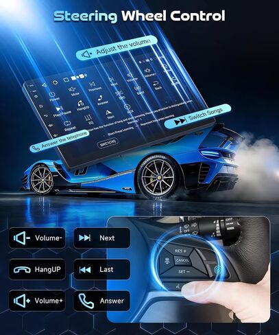 [Android 15/2+64G] 5Ghz WiFi Car Radio for Honda Civic 2006-2011, 10.1" IPS Touchscreen Car Stereo with Wireless CarPlay/Android Auto/DSP/EQ/GPS/Bluetooth/FM/RDS/SWC/AHD Backup Camera in Saudi Arabia