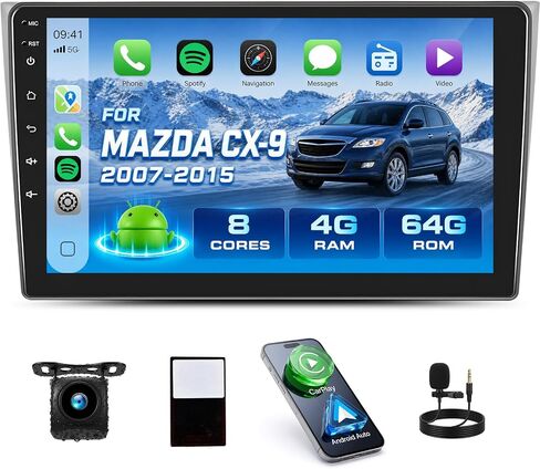[4+64G] 8-Core Android 15 Car Radio Stereo for Mazda CX-9 2007-2015 in Saudi Arabia