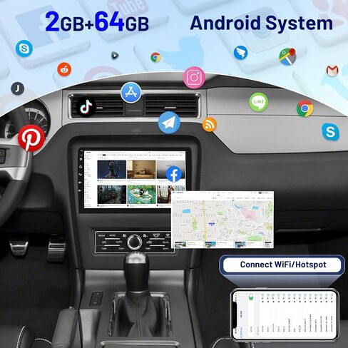 2G+64G Car Stereo for Ford Mustang 2010 2011 2012 2013 2014 in Saudi Arabia