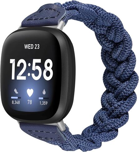 Wearlizer Elastic Band Compatible with Fitbit Versa 4 3/Sense 2 1 Bands in Saudi Arabia