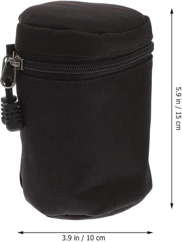 Gadpiparty Professional Camera Lens Bag, Portable Protection, Zipper Design in Kuwait