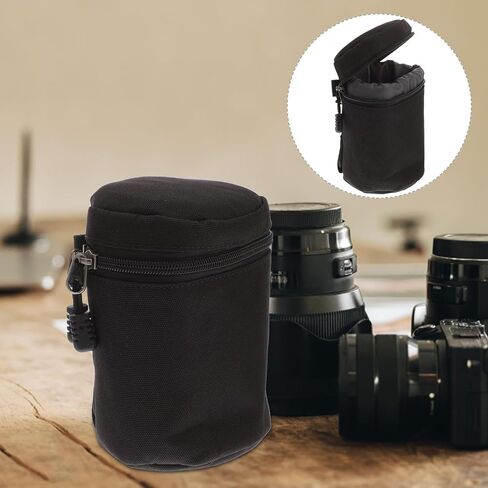 Gadpiparty Professional Camera Lens Bag, Portable Protection, Zipper Design in Kuwait