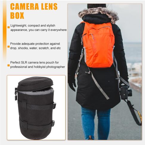 Vaguelly Camera Lens Storage Bag Pouch for Small Cameras and Filters in Kuwait