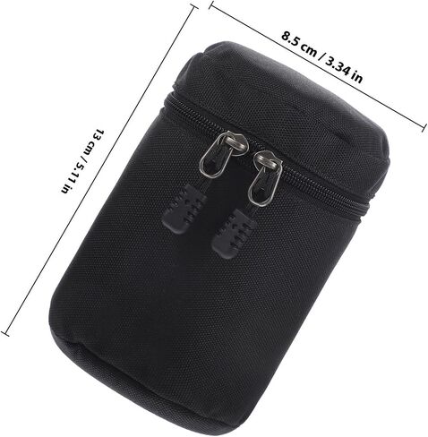 Vaguelly Camera Lens Storage Bag, Padded Zipper Case for Outdoor Shoots in Kuwait