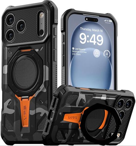 حافظة VRS DESIGN TerraGuard Active لهاتف iPhone 18 Pro Max - أخضر محيطي in Kuwait