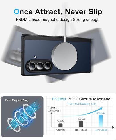 NO.1 Magnetic for Samsung Galaxy Z Fold 7 Case with MagSafe in Kuwait