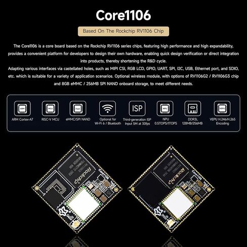 KLAYERS Core110614N256,RV1106G3 Chip,256MB in Kuwait