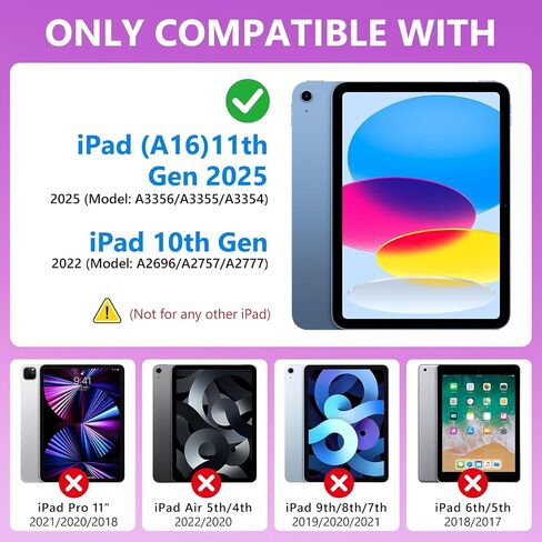 aMZCaSE for iPad A16 11th/10th Generation Case, 360° Rotating Stand in Saudi Arabia