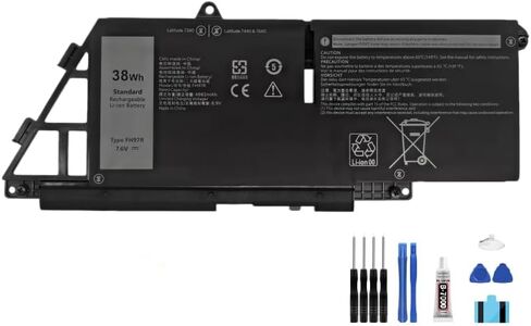 compatible For Dell Latitude 7340 7440 7640 599M7 76KVG LCD Display Touch Screen Digitizer Full Assembly Replacement Screen Repair Kit battery FH97R +Free Tools，For FH97R battery in Kuwait