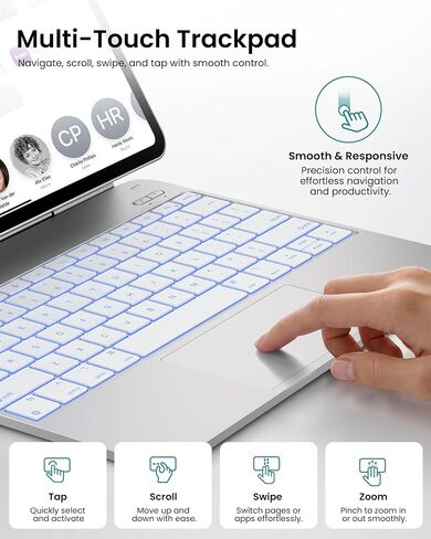 typecase Edge Magic-Style Magnetic Keyboard Case for iPad Pro 13 M5/M4 in Saudi Arabia