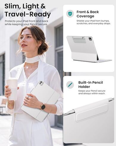 typecase Edge Magic-Style Magnetic Keyboard Case for iPad Pro 13 M5/M4 in Saudi Arabia