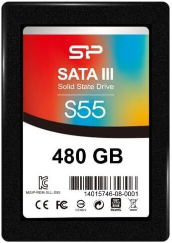 Silicon Power S55 480GB 2.5 "7MM SATA III DRIVE SOLID SOLD DRIVE SP480GBSS3S55S25 in Kuwait